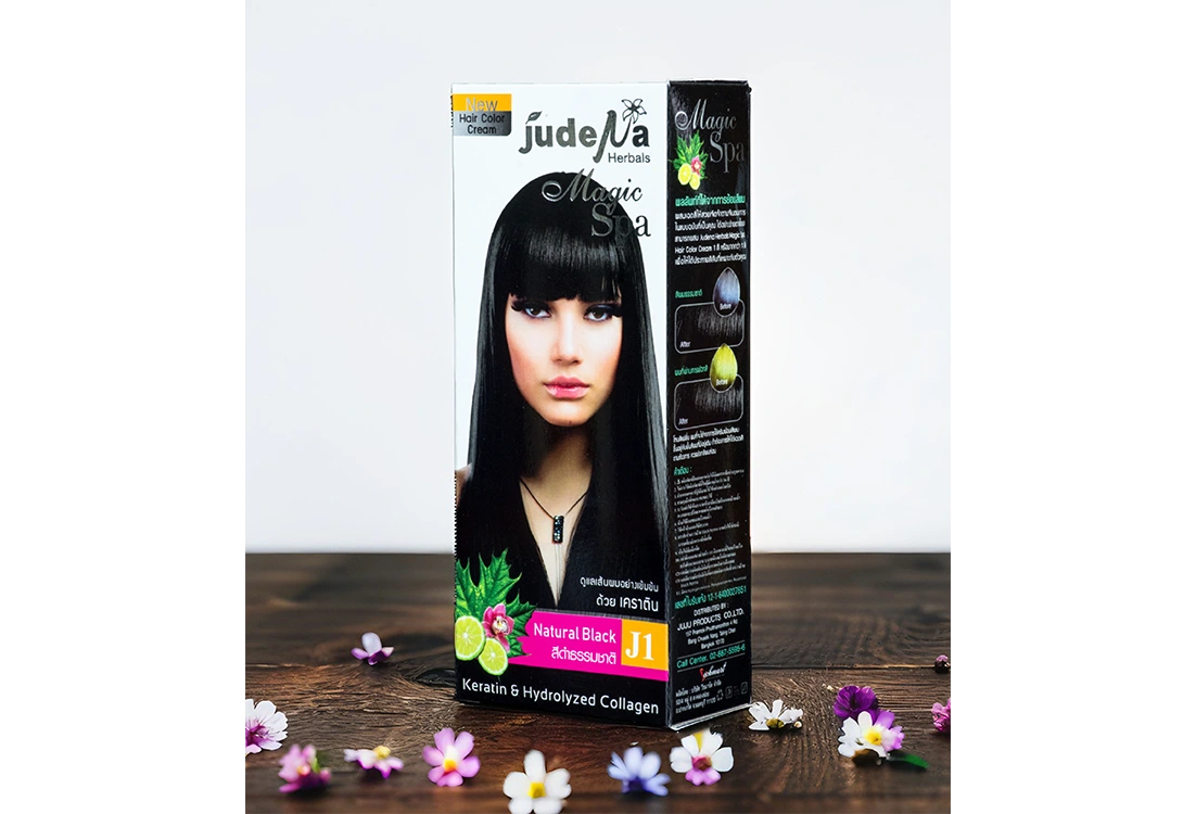 ครีมย้อมสีผมสีดําธรรมชาติ
