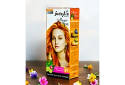 ครีมย้อมสีผมสีส้มประกายทอง