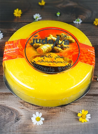 สบู่ก้อนกลมขมิ้น150g