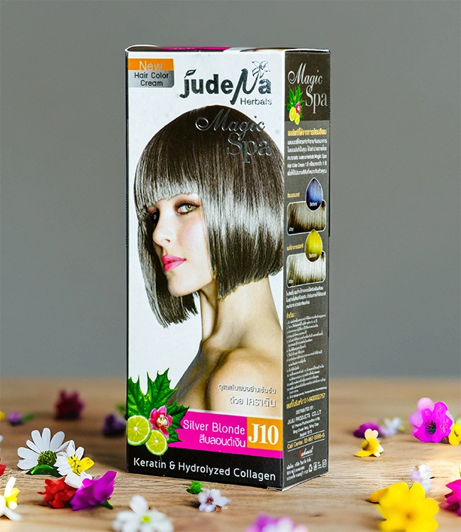 ครีมย้อมสีผมสีบลอนด์เงิน