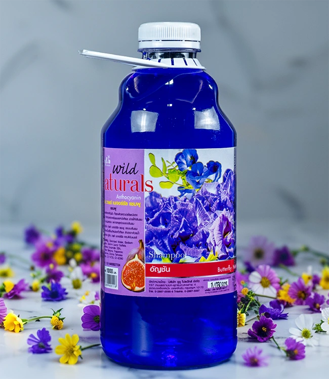 แชมพูสมุนไพรอัญชัน